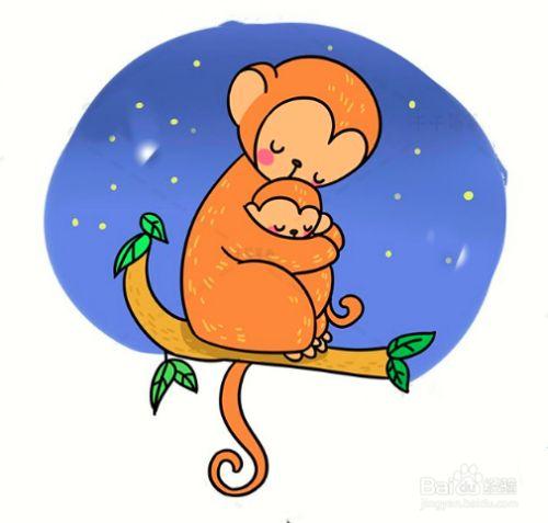 卡通小猴图片可爱图片_小猴的卡通图片_卡通小猴图片简笔画